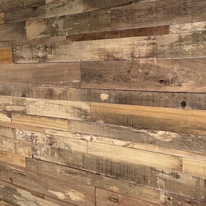 Reclaimed wood planks/paneling 22.64 sqft.